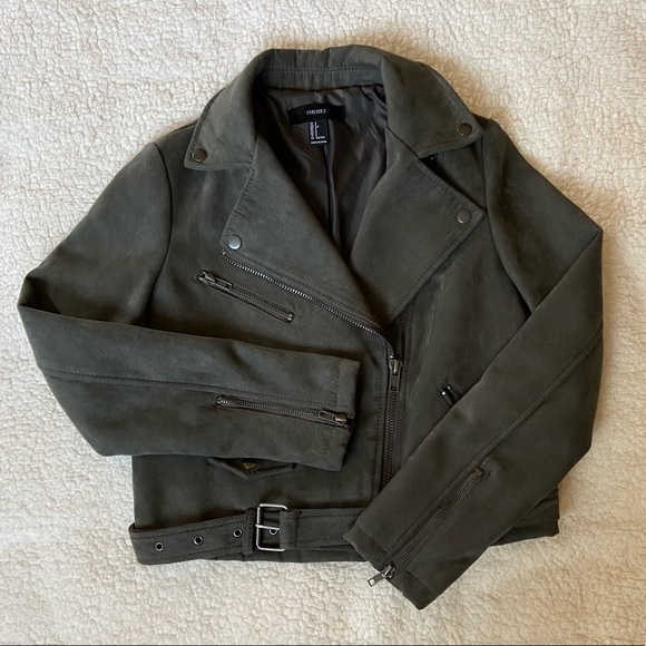 Suede Jacket F21 - Picture 1 of 3